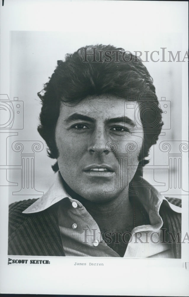 Press Photo ACTOR JAMES DARREN - Historic Images