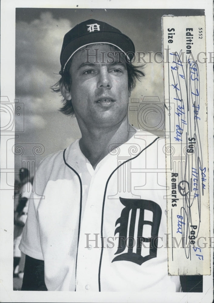 1973 Detroit Tigers John Hiller Baseball - Historic Images