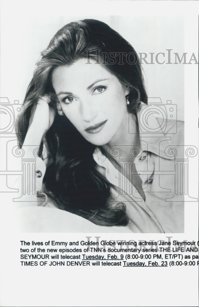 1999 Press Photo Jane Seymour - Historic Images