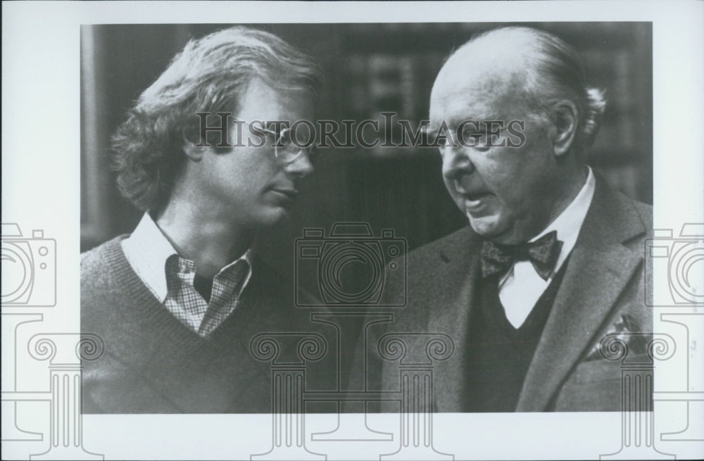 Press Photo John Houseman and James Stephens star in &quot;The Paper Chase&quot; - Historic Images