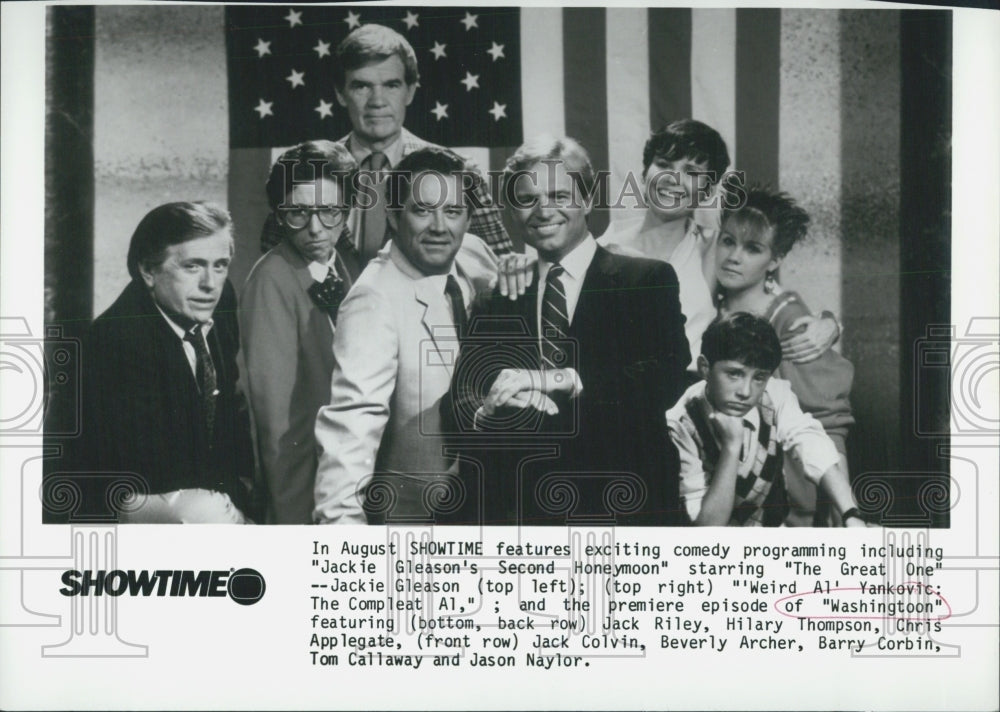 Press Photo Showtimes Comedy Lineup - Historic Images