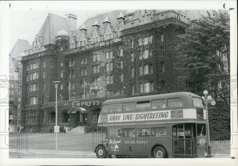 1983 Press Photo Empress Hotel at Victoria. - Historic Images