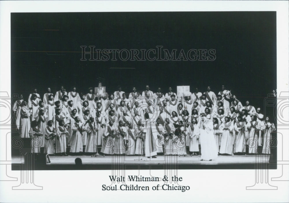 Press Photo Walt Whitman &amp; Soul Children of Chicago - Historic Images