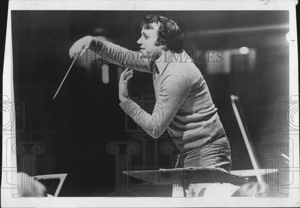 1979 Press Photo David Zinman conductor Rotterdam Philharmonic Orchestra - Historic Images