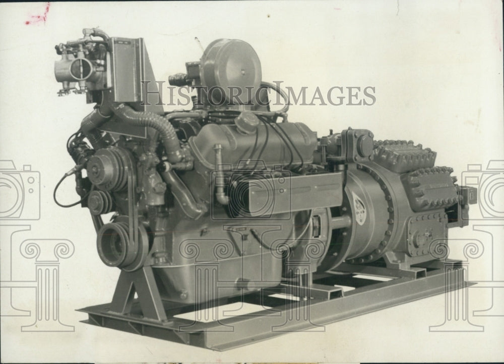 1964 gas engine compressor unit air-conditioning - Historic Images