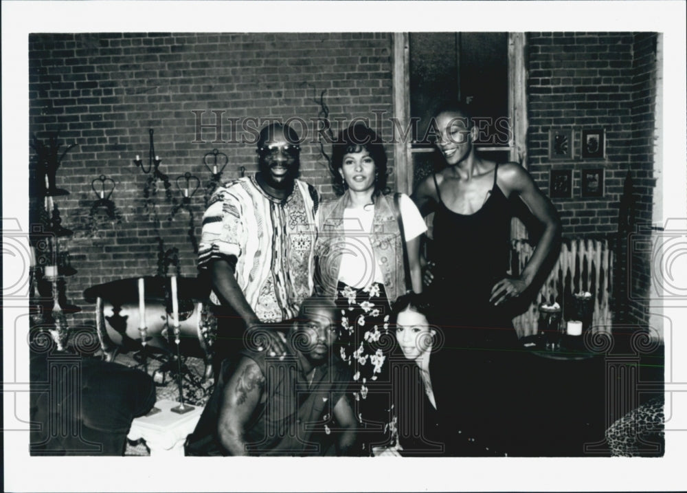 Press Photo Isaac Hayes &amp; Others - Historic Images