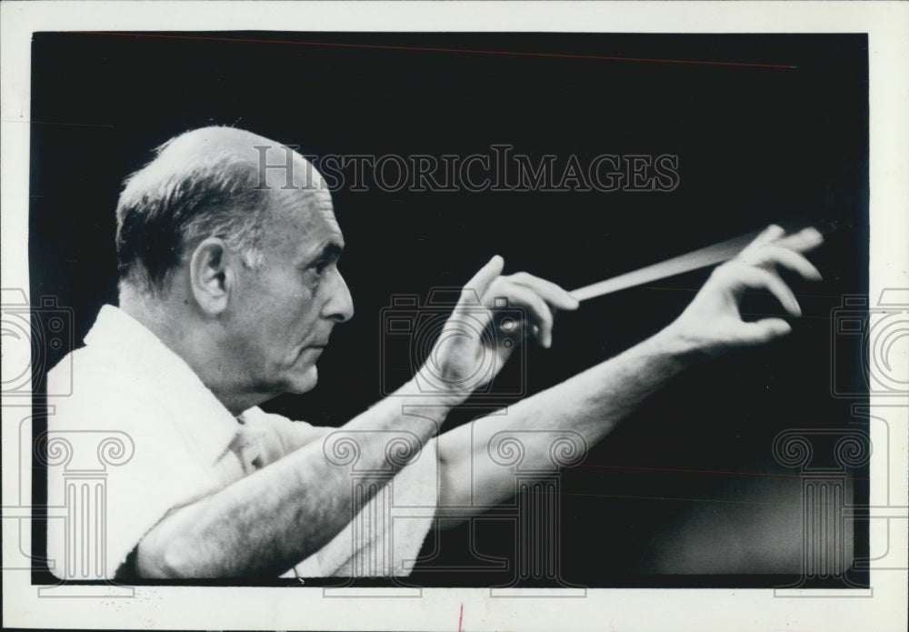 1981 Press Photo George Solti in Europe - Historic Images