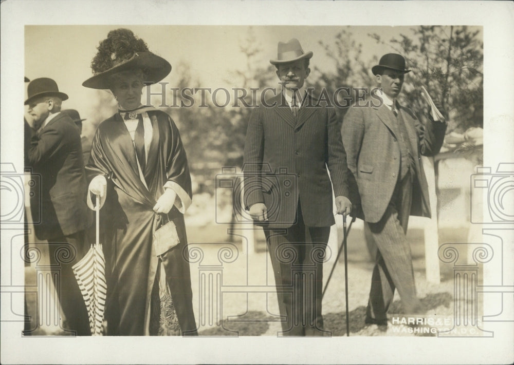 1937 German Ambassador And Countess Bernstorff Attend A Horse Show - Historic Images