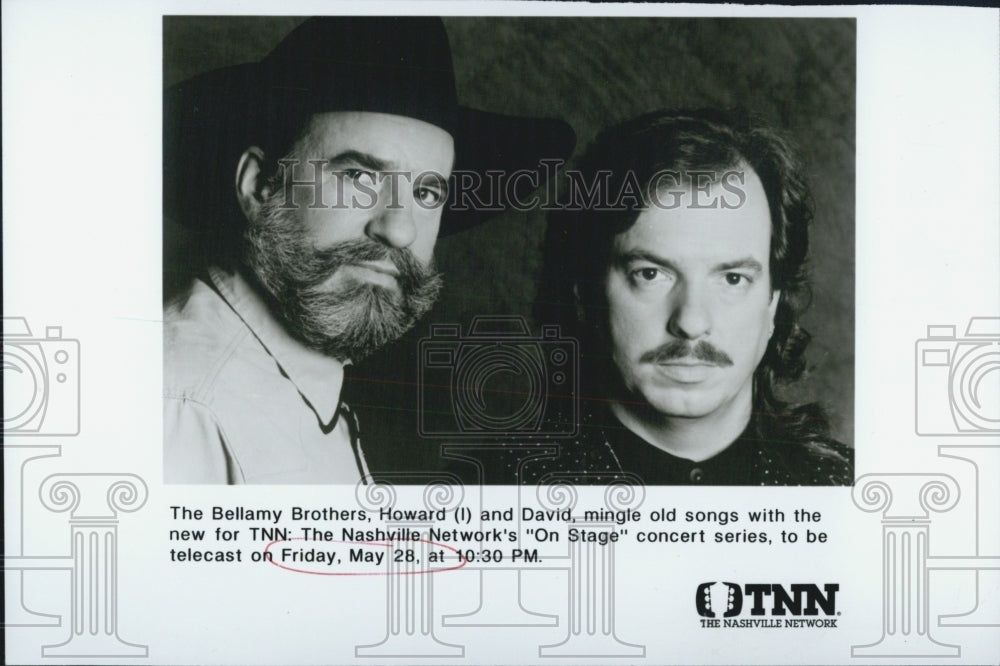 Press Photo The Bellamy Brothers Howard David Country musicians - Historic Images