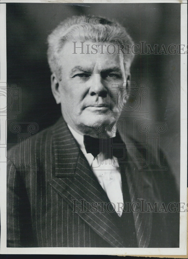 Press Photo Thomas H. Moodie Democrat North Dakota impeached Corrupt Conduct - Historic Images