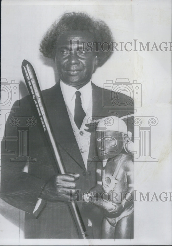 1984 Press Photo Reverend Kato Ragoso/Solomon Islands/Bible Translator - Historic Images