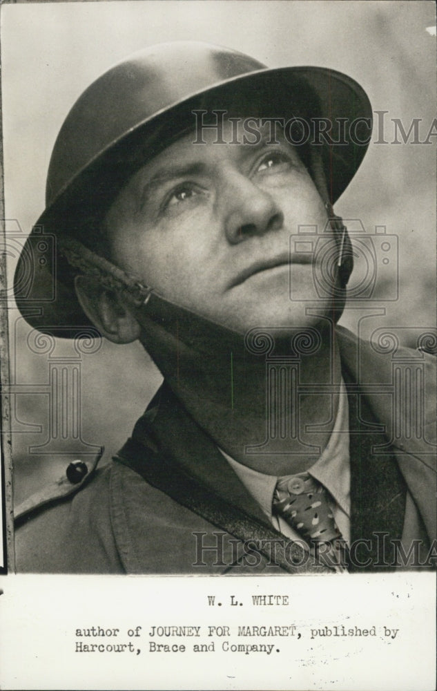 Press Photo W. L. White, Author - Historic Images