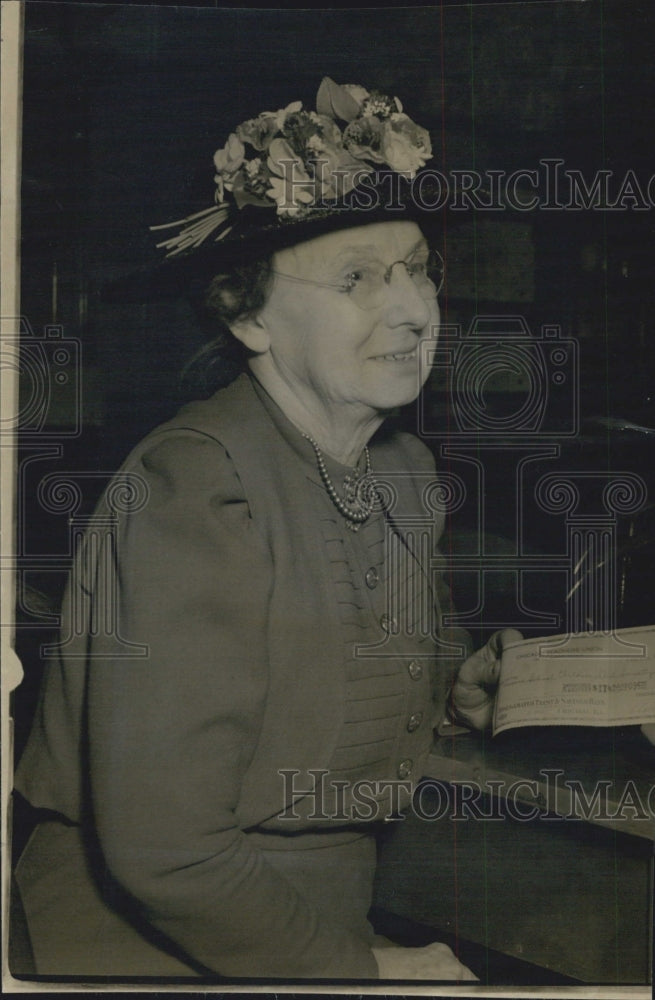 1940 Press Photo Mrs. George Allen McCorkle/School Children&#39;s Aid Society - Historic Images