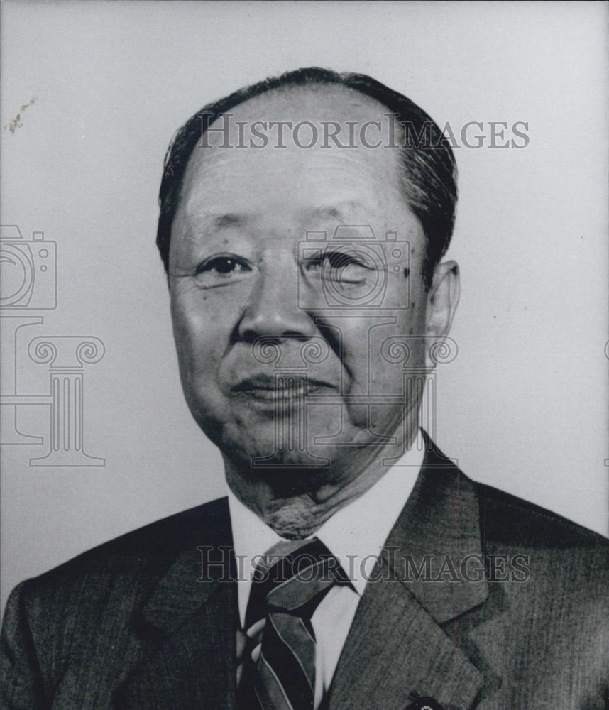 Press Photo Kiichi Miyazawa Japan Deputy Prime Minister Minister Finance - Historic Images