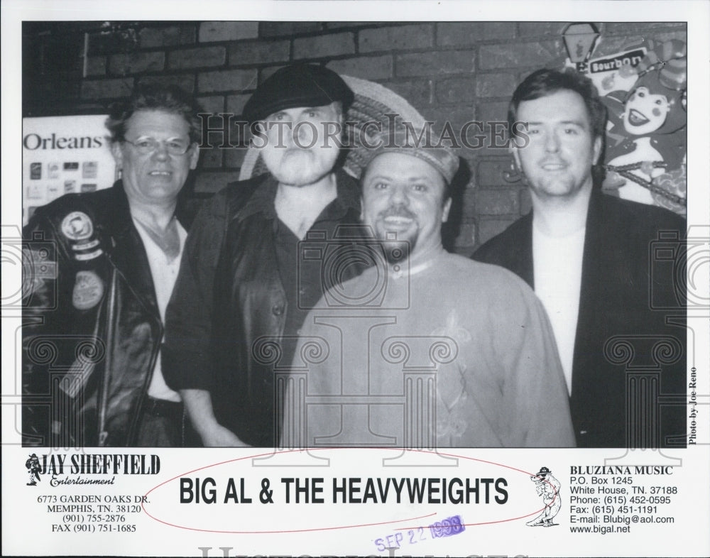 1998 Press Photo Big Al &amp; The Heavyweights Musicians - Historic Images