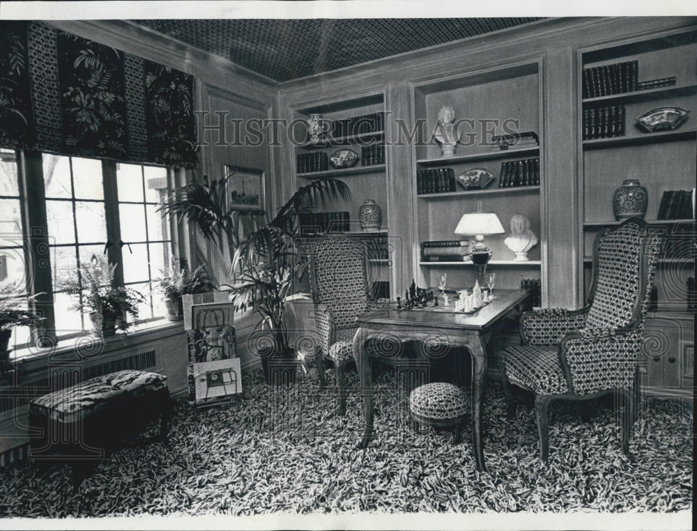 1972 Home Library Showcase House - Historic Images