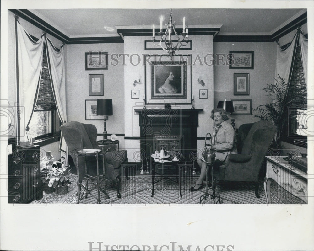 1976 Press Photo Home Library Created by Jayne Dranias - RSG48503 - Historic Images