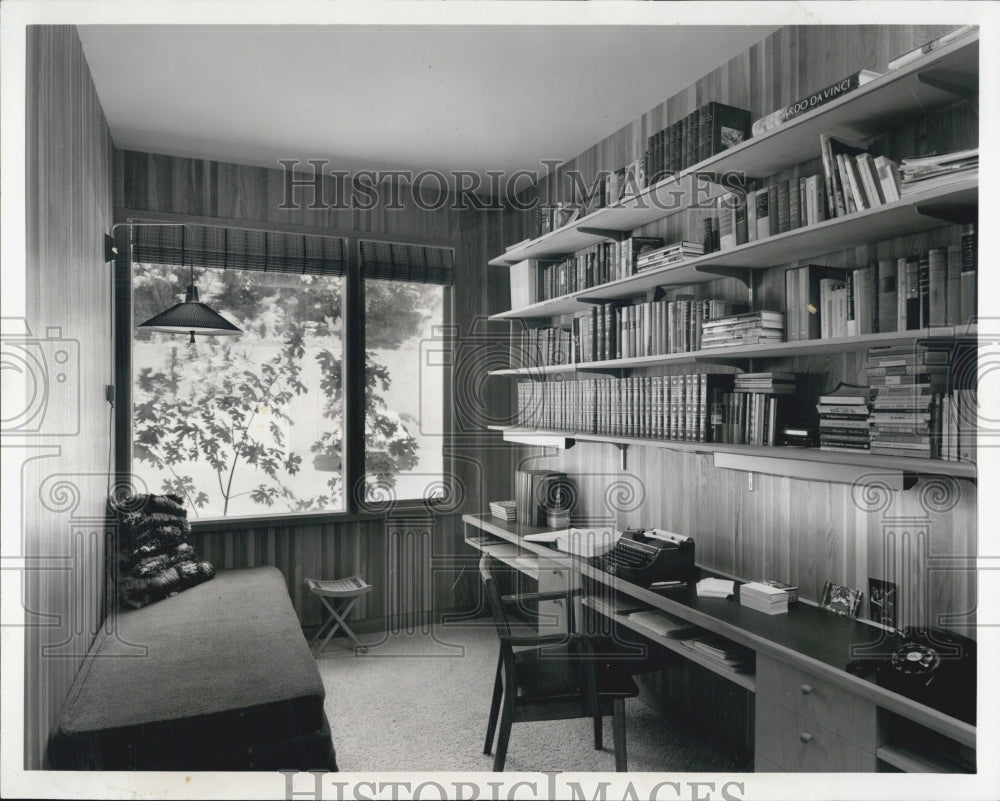 1968 Libraries for office in home concept - Historic Images