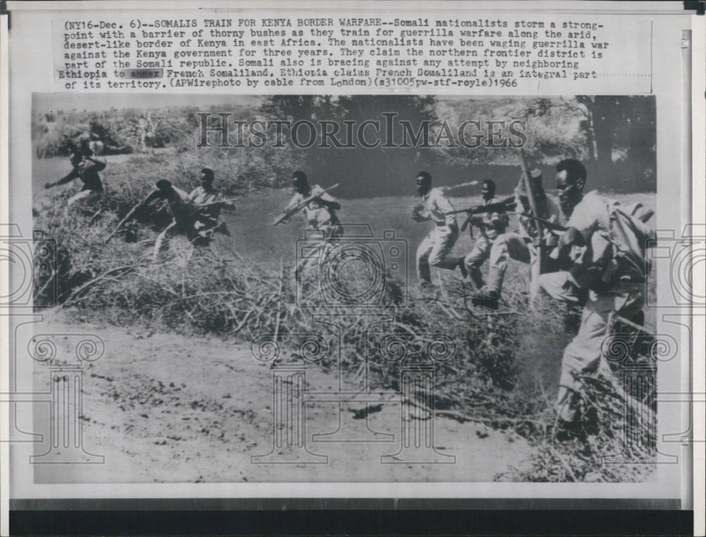 1966 Somali Soldiers Train For Guerrilla Warfare in Kenya - Historic Images