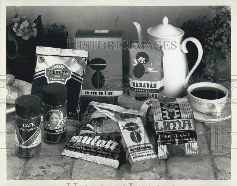 1991 Press Photo Coffees from Around the World - Historic Images