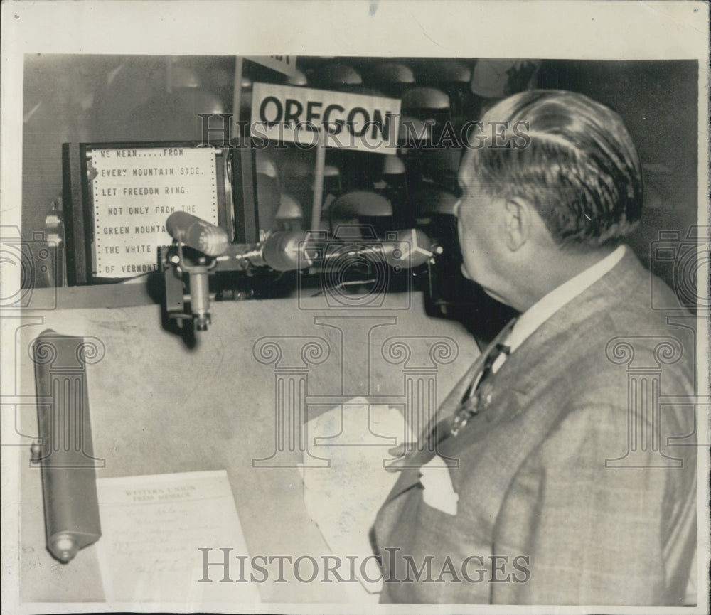 1952 Press Photo Republican National Convention Chairman Walter Hallanan - Historic Images