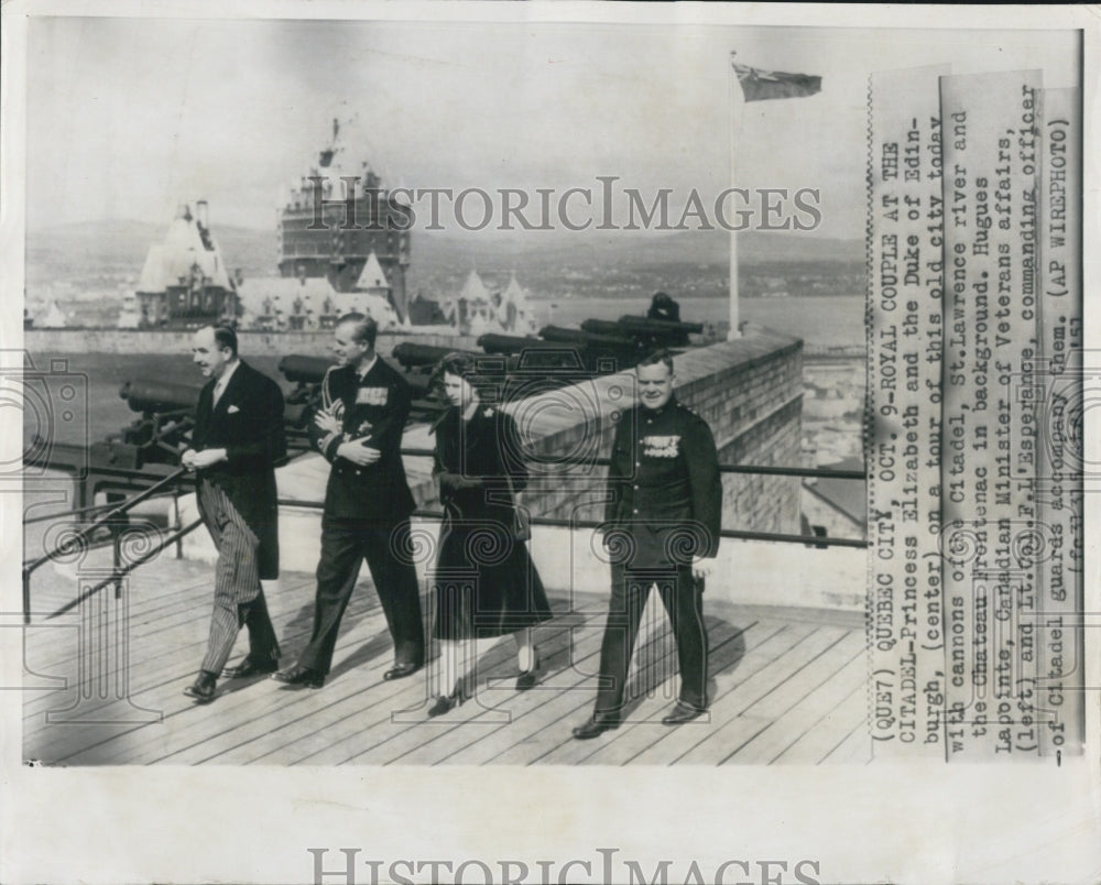 1951 Princess Elizabeth And Duke Of Edinburgh On Canadian Tour - Historic Images