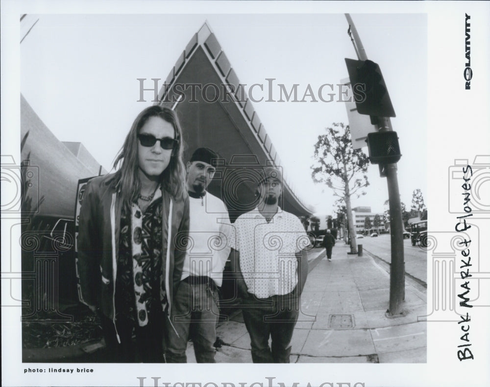 1994 Press Photo Black Market Flowers Band - Historic Images