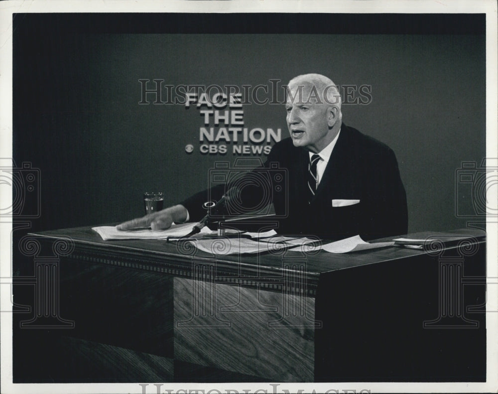 1966 American Politician and Economist Paul H. Douglas on CBS - Historic Images