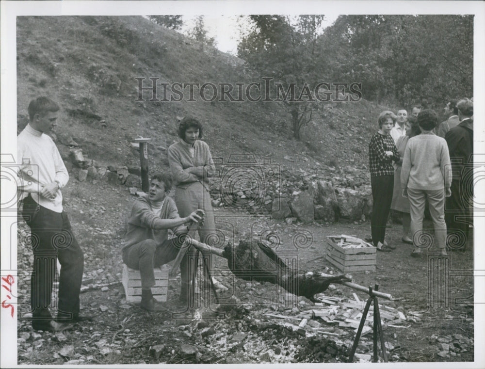 1963 Barbecue Lamb Feast St. Petersburg Times German - Historic Images