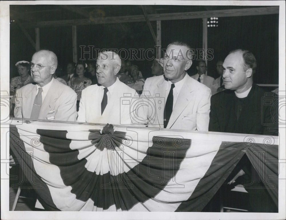 1954 (L to R) Rev. Ben F Wyland, Rev. JG Hutchinson - Historic Images