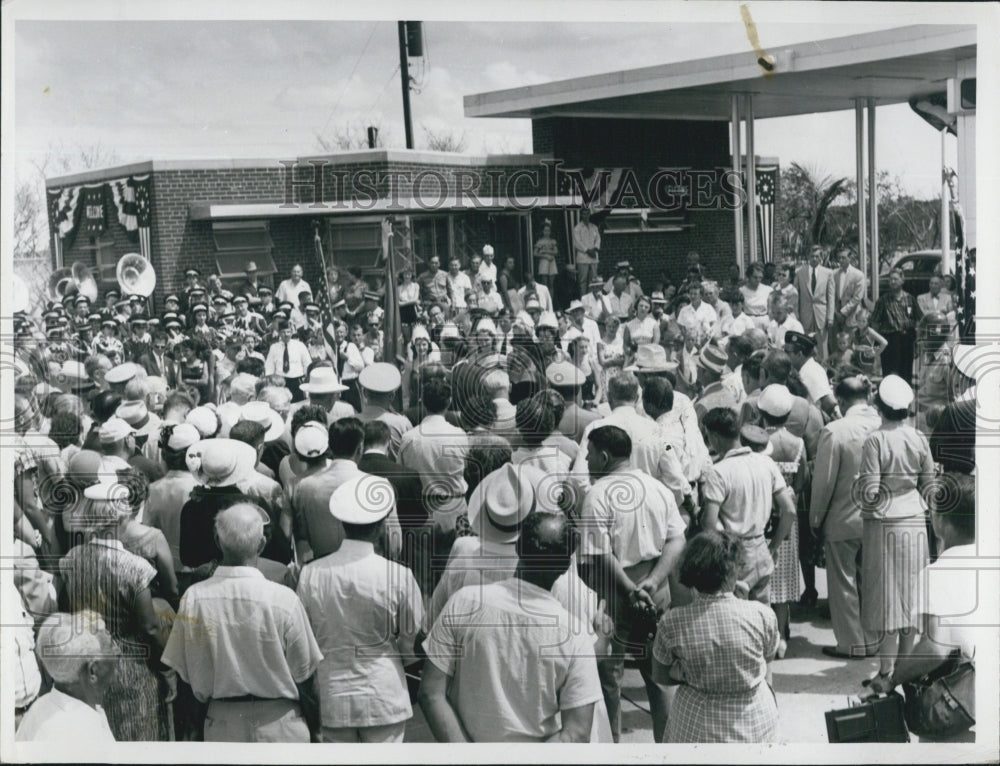 1954 Governor Charley Johns Manatee Bay Bridge Dedication Ceremony - Historic Images