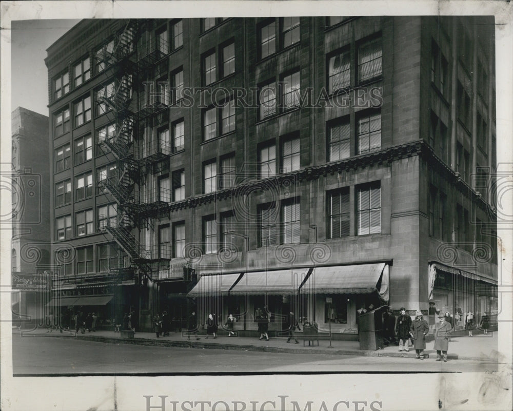 1947 John Grerar Library Building Exterior In Chicago Illinois - Historic Images