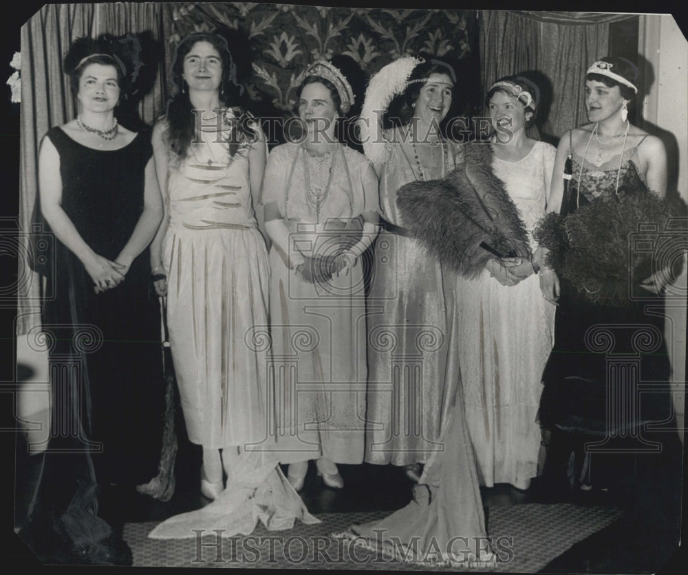 1930 Press Photo Socialites At Cranbrook Costume Party Include Mrs. WH Aulenbach - Historic Images