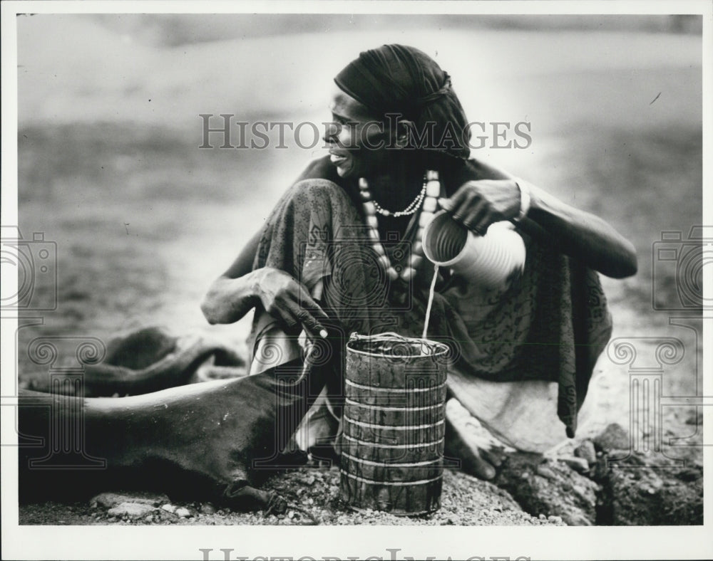 1981 Press Photo Somalian people culture woman - Historic Images