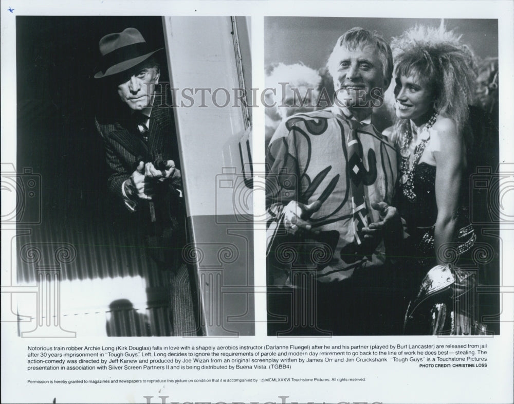 1986 Press Photo of Kirk Douglas in &quot;Tough Guys&quot; - Historic Images