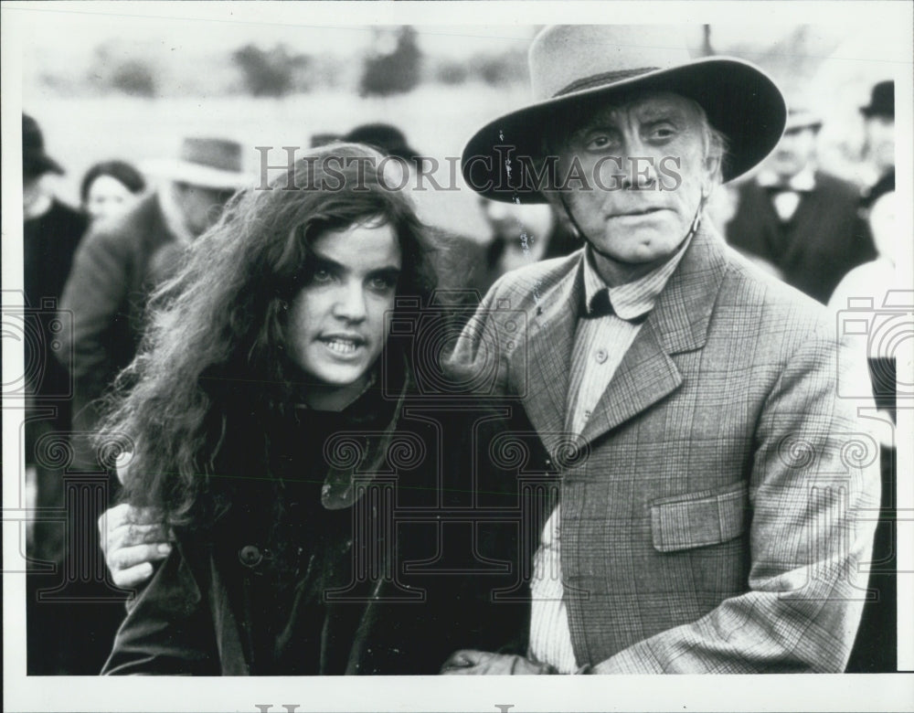 1987 Press Photo Kirk Douglas - Historic Images