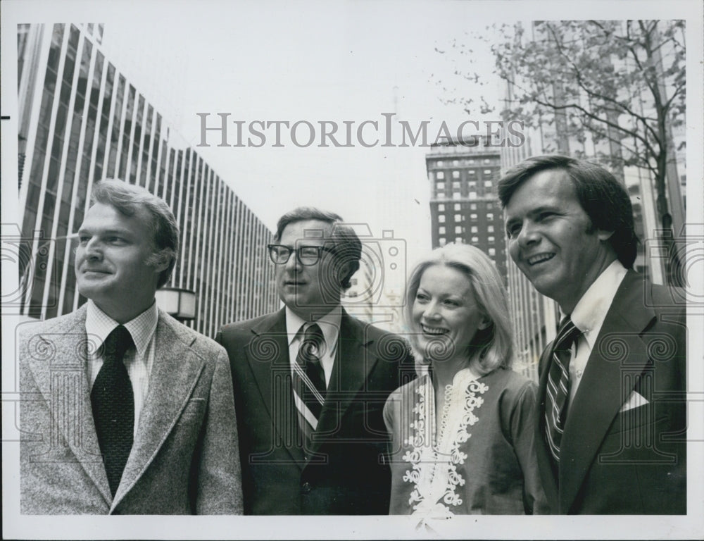 1976 Tom Brokaw/TV Journalist/Tom Pettit/Catherine MacKin - Historic Images