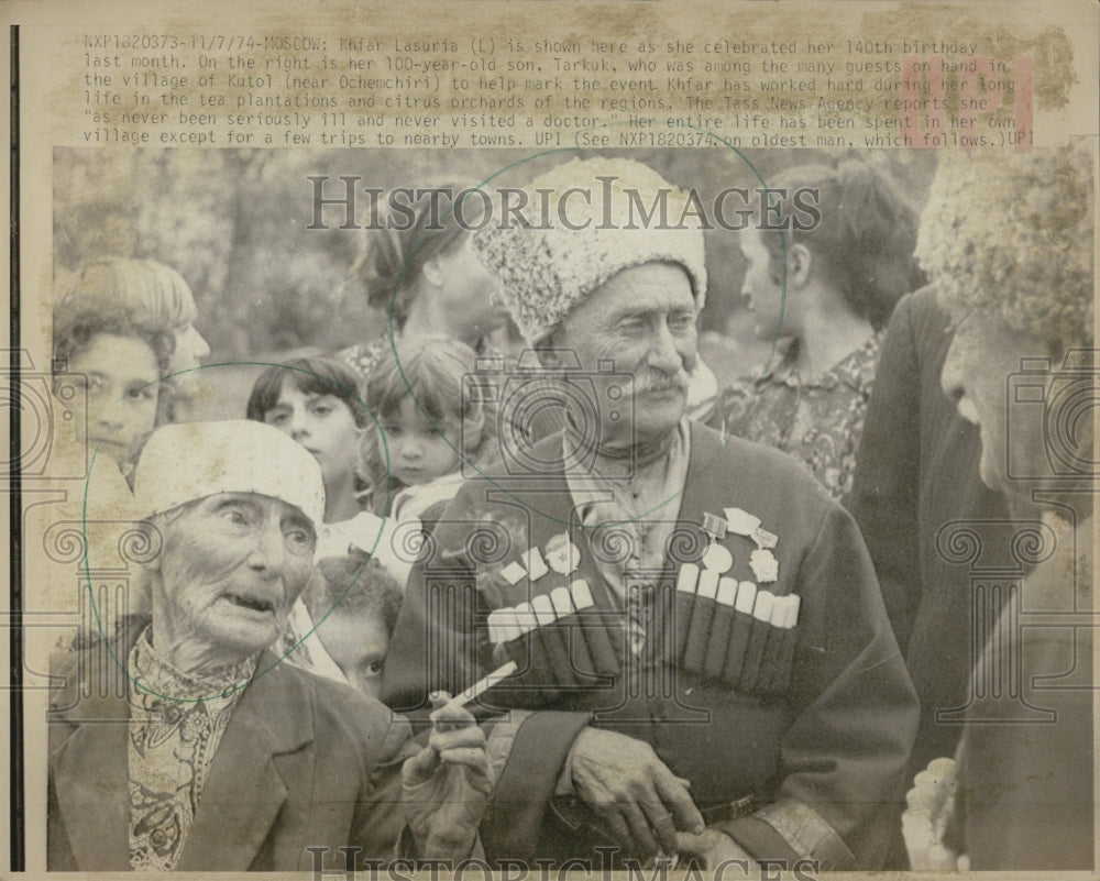 1974 U.S.S.R. population Khiar Lasuria(L) - Historic Images