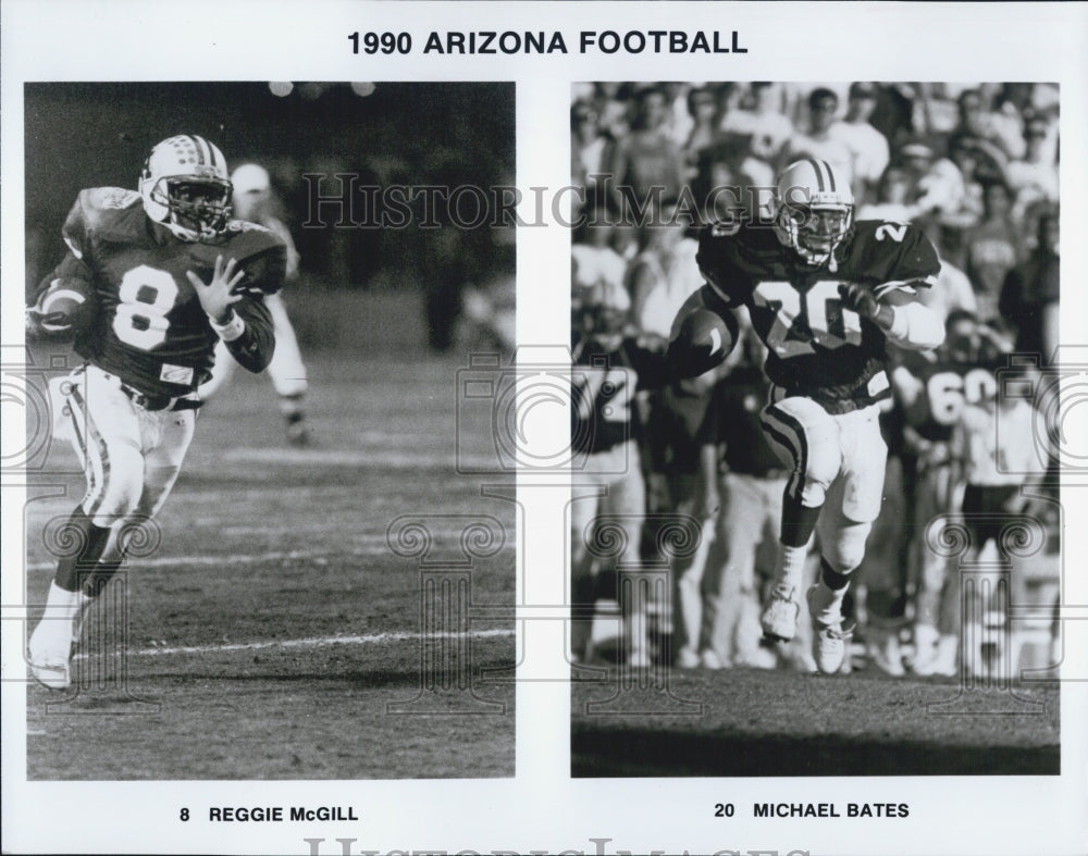 1991 Press Photo 8 Reggie McGill and 20 Michael Bates - Historic Images