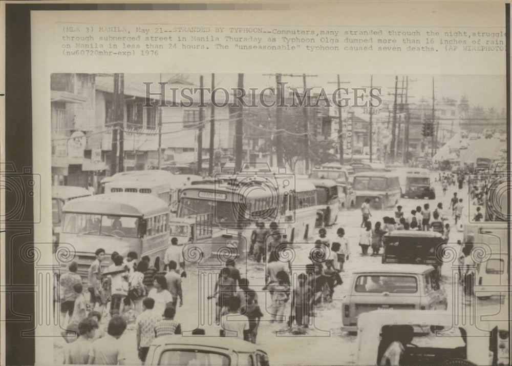 1976 Typhoon Philippines - Historic Images