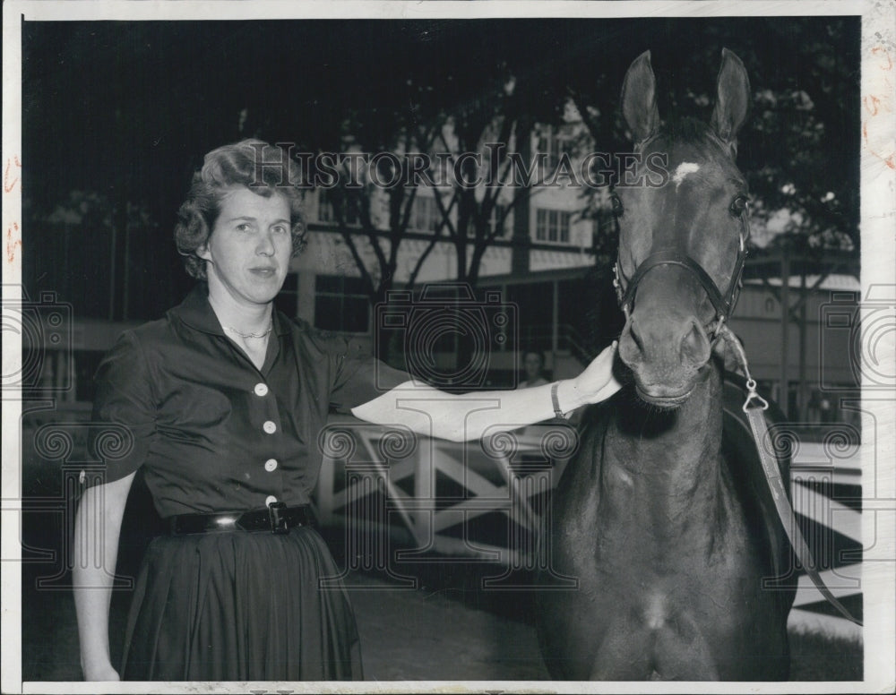 1959 Mrs Everett Director of Arlington Park Racing - Historic Images