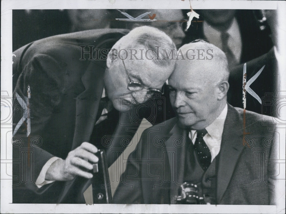 1958 Press Photo President Eisenhower - RSG50629 - Historic Images