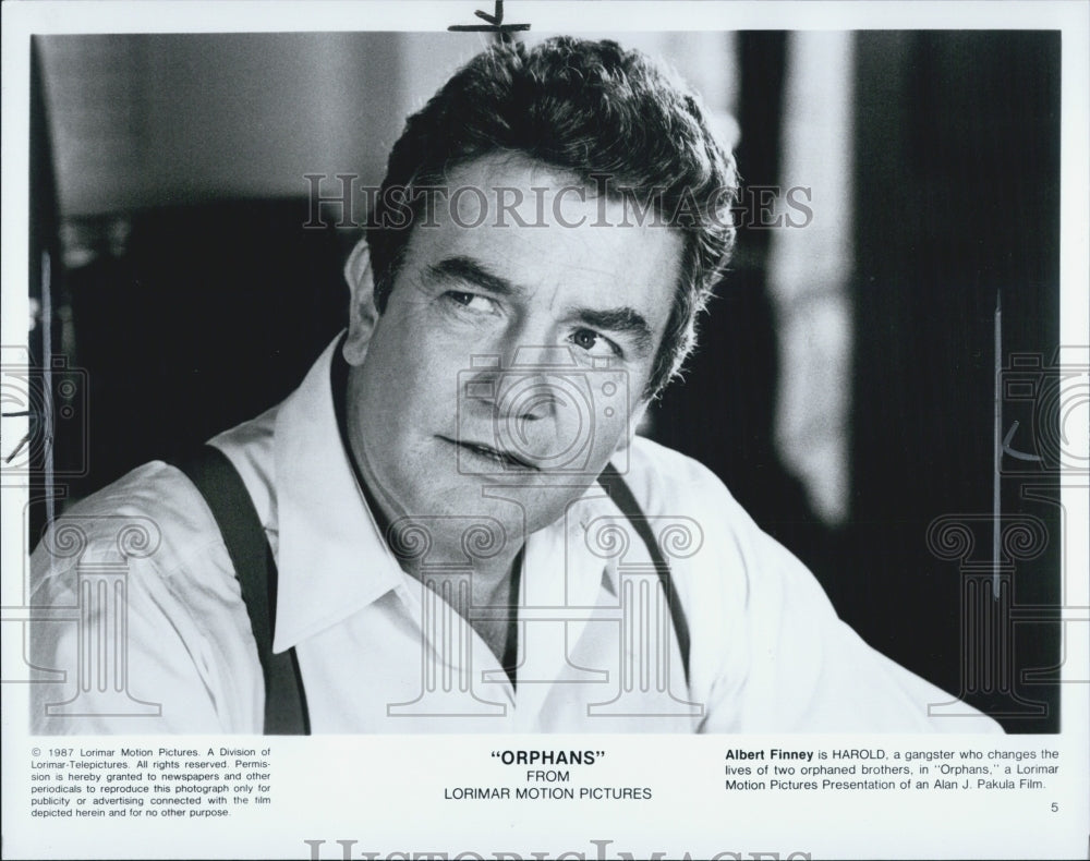 1988 Press Photo Albert Finney in &quot;Orphans&quot; - Historic Images