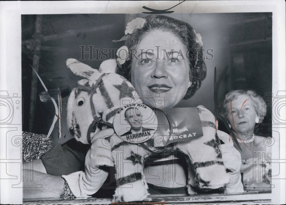 1956 Wife of NY Governor Mrs Harriman - Historic Images