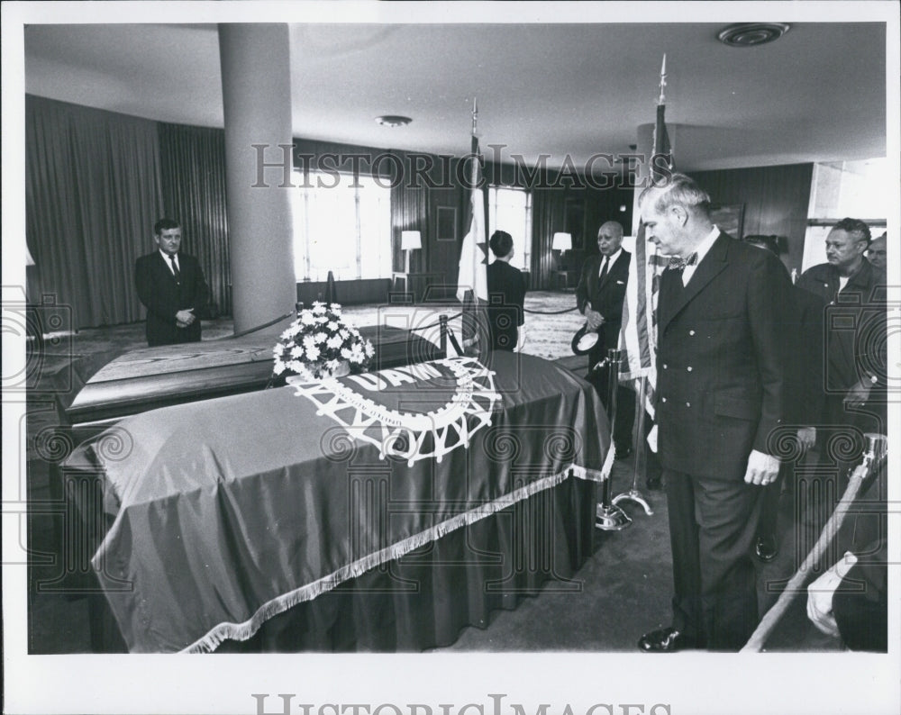 1970 Gov Mennen Williams at Funeral - Historic Images