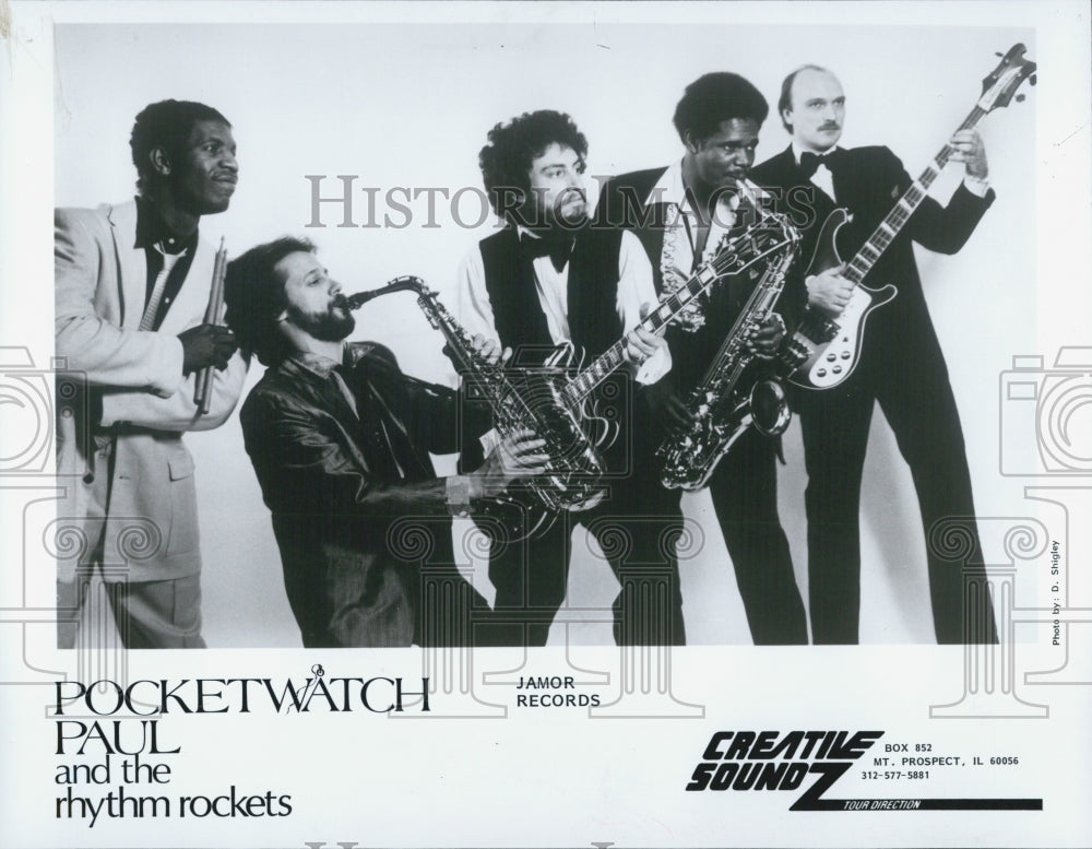 1984 Press Photo PocketWatch Paul and the Rhythm Rockets. - Historic Images