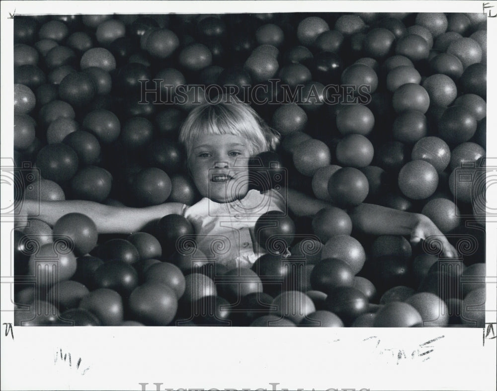 1991 Press Photo Fun-Park in McDonalds - Historic Images