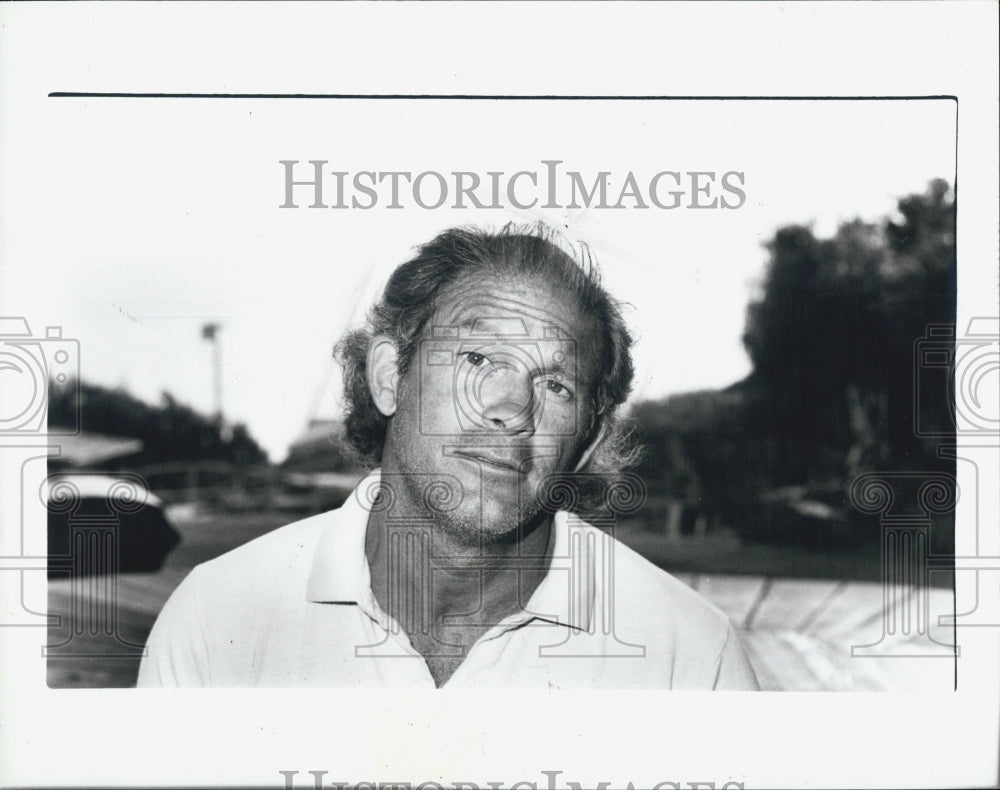 1985 Press Photo Max Gail - Historic Images