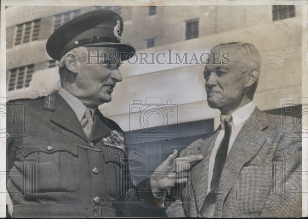 1955 of British Field Marshall Lord Bernard Montgomery - Historic Images