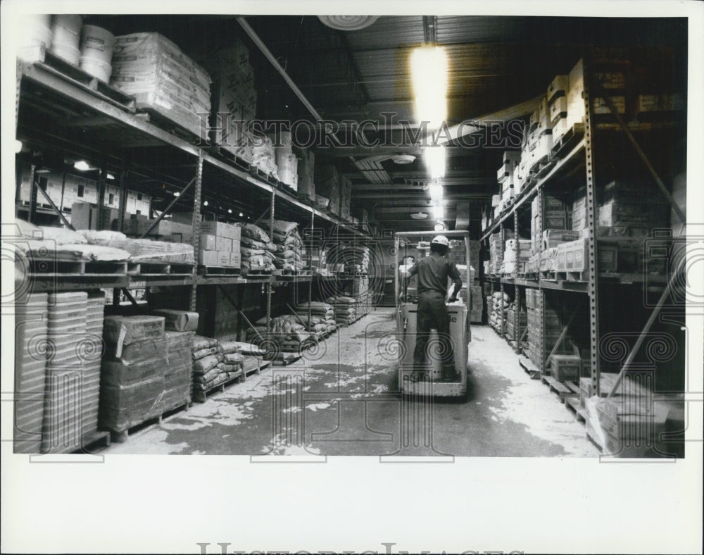 1953 Fork Lift from Storeroom - Historic Images